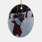 (Vader xmas Ornament) Keramisch Ornament (Rechts)