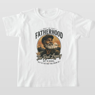 Vader zijn: het echte erfgoed Vintage Vaderdag T-shirt