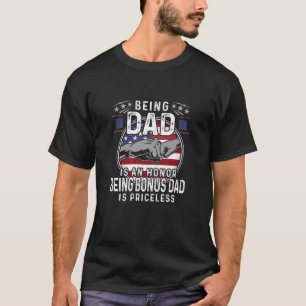 Vader zijn van vrouwen is een eer om bonus te zijn t-shirt