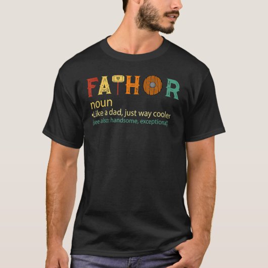 vader zoals pa, heel erg mager t-shirt (Voorkant)