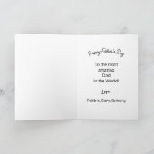 Vader, zonen eerste held, dochters eerste liefde kaart (Binnen)