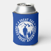 Vader & Zoon Avontuur | VADERDAG | Blauw Blikjeskoeler (Blikje Achterkant)