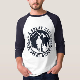 Vader & Zoon Avontuur | VADERDAG | Marine T-shirt