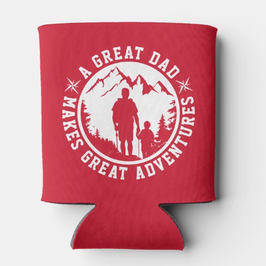 Vader & Zoon Avontuur | VADERDAG | Rood Blikjeskoeler (Achterkant)