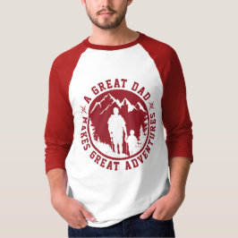 Vader & Zoon Avontuur | VADERDAG | Rood T-shirt