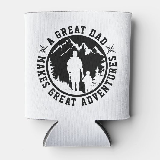 Vader & Zoon Avontuur | VADERDAG | Wit Blikjeskoeler (Voorkant)