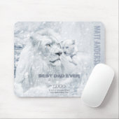 Vader & zoon / Beste vader, witte luis & kraak op  Muismat (Met muis)