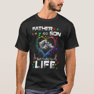 Vader Zoon Beste Vrienden Voor Het Leven  Autisme  T-shirt