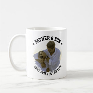 Vader & Zoon Custom Foto Beste Vriend Vaderdag Koffiemok