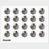 Vader & Zoon Custom Foto Beste Vriend Vaderdag Ronde Sticker (Vel)