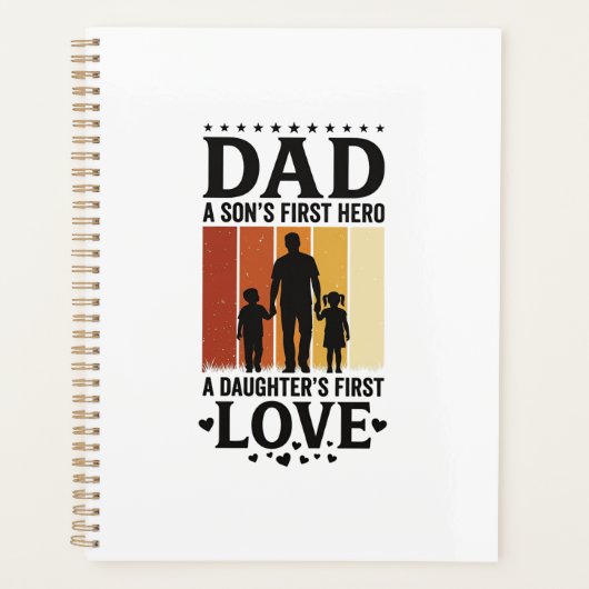 Vader Zoon Eerste Held Dochter Eerste Liefde Vinta Planner (Voorkant)