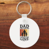 Vader Zoon Eerste Held Dochter Eerste Liefde Vinta Sleutelhanger (Voorkant)