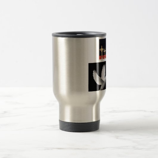 Vader, zoon en Heilige Geest Reisbeker (Center)