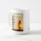 Vader, zoon gebedskoffie Mok (Voorkant links)