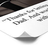 Vader & Zoon Humor "Leen de auto" Poster (Hoek)