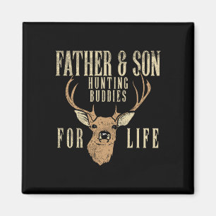 Vader Zoon Jacht Buddies Matching Hunter Vader Man Magneet