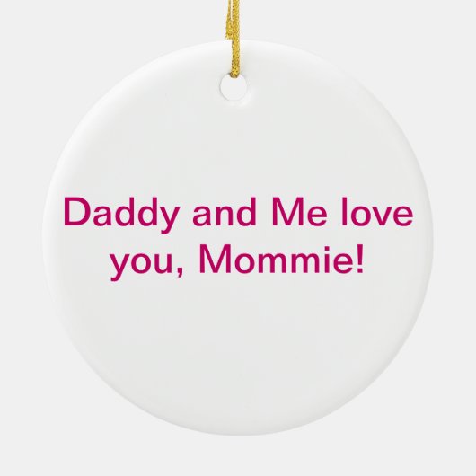 vader/zoon keramisch ornament (Achterkant)