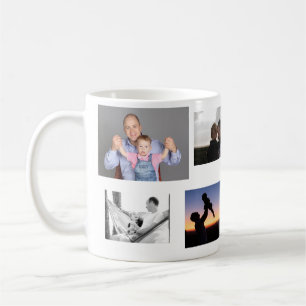 Vader Zoon Liefde Beste Papa Ooit Collage Kunst Koffiemok