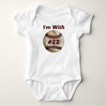 Vader Zoon Matching Kleding Baseball Baby Creeper