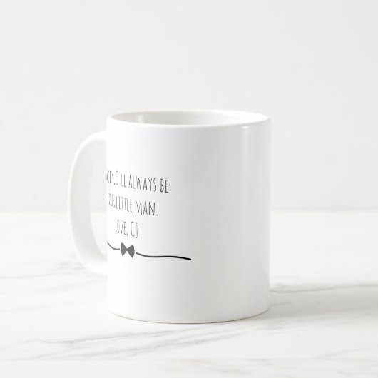 Vader Zoon Mok | Vaderdag Cadeau (Voorkant links)