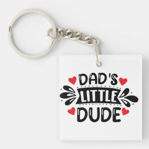 Vader Zoon Papa, Papa's Kleine Gast Sleutelhanger