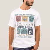 Vader & Zoon Zomercarnaval Tour Vintage T-shirt (Voorkant)