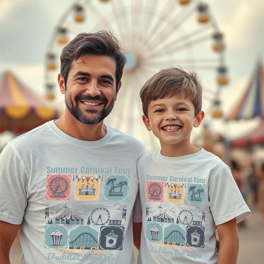 Vader & Zoon Zomercarnaval Tour Zomer Tri-Blend Shirt
