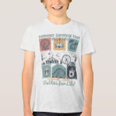 Vader & Zoon Zomercarnaval Tour Zomer Tri-Blend Shirt (Voorkant)