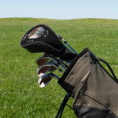 Vader zwart wit foto golfheadcover (Insitu)