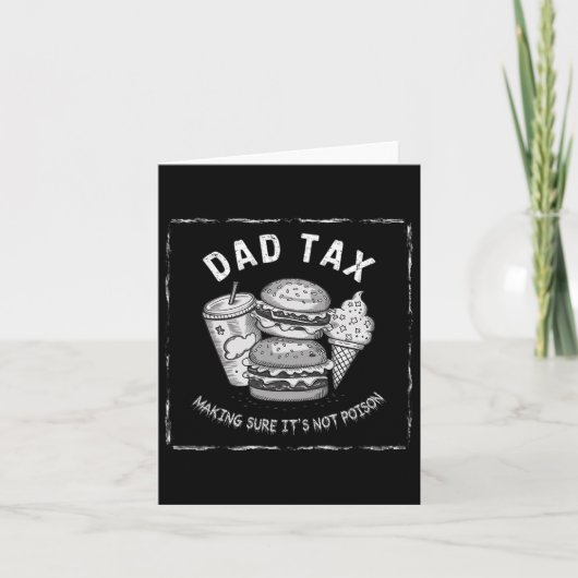 Vaderbelasting Grappig Ontwerp Voor Vaderdag Kaart (Voorkant)