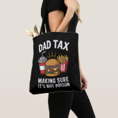Vaderbelasting: zorgen dat het geen gif is Vaderda Tote Bag (Dichtbij)