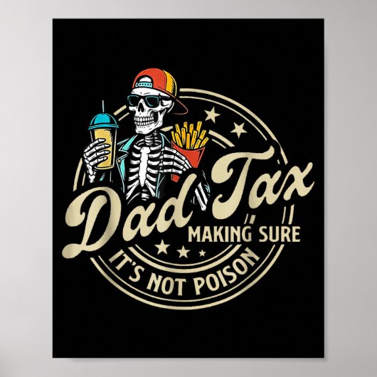 Vaderbelasting zorgen dat het niet ison is Funny F Poster (Voorkant)
