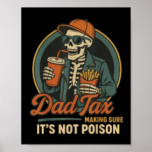 Vaderbelasting zorgt ervoor dat het geen gif is Fu Poster