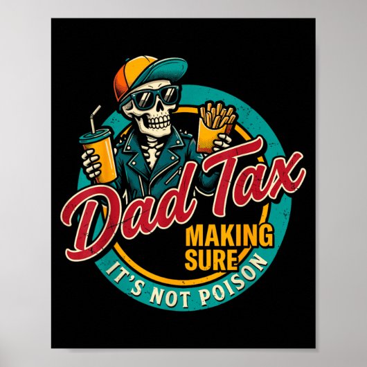 Vaderbelasting zorgt ervoor dat het niet giftig is poster (Voorkant)