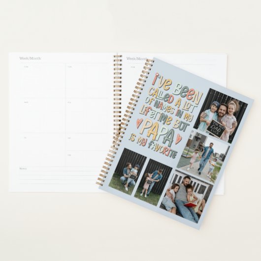 Vaderdag 10 foto collage planner (Display)