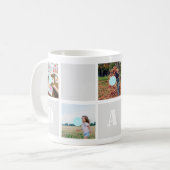 Vaderdag 10 Foto's Mam Collage Mok (Voorkant links)