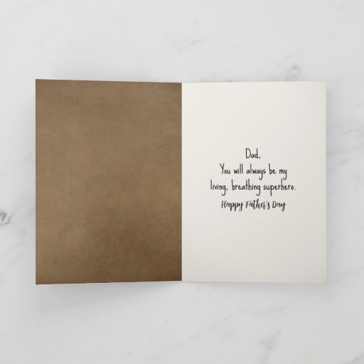 Vaderdag 1955 Chevy en jongen Kaart (Binnen)