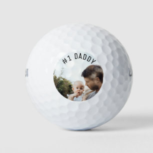 Vaderdag #1 Aangepaste foto van papa Golfballen