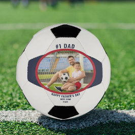 Vaderdag #1 Pap Foto gepersonaliseerd Voetbal