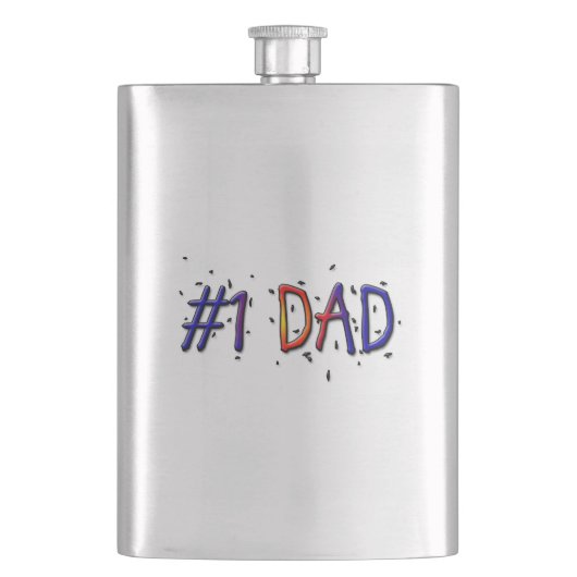 Vaderdag #1 Papa Flask Heupfles (Voorkant)