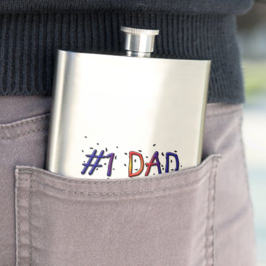 Vaderdag #1 Papa Flask Heupfles (Voorbeeld)