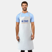 Vaderdag #1 PAPA Kinder namen Plezier Schort (Gedragen)