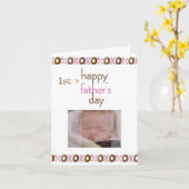 Vaderdag 1e fotokaart kaart (Gele Bloem)