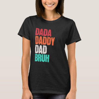 Vaderdag 2023 Papa Daddy Retro T-shirt