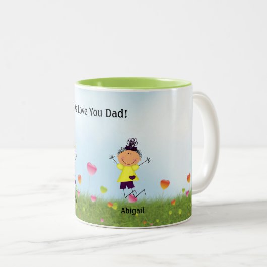 Vaderdag 2 Mok "Stick Girls" (Voorkant rechts)