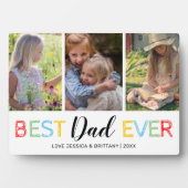 Vaderdag 3 Foto | Beste vader ooit Fotoplaat (voorkant)