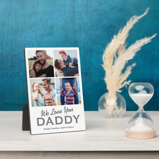 Vaderdag 4 Foto collage Fotoplaat (Zijkant)
