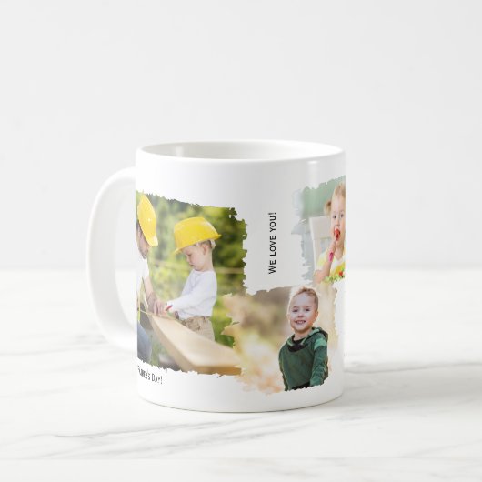 Vaderdag 4 Foto en aangepaste tekstafel Koffiemok (Voorkant links)