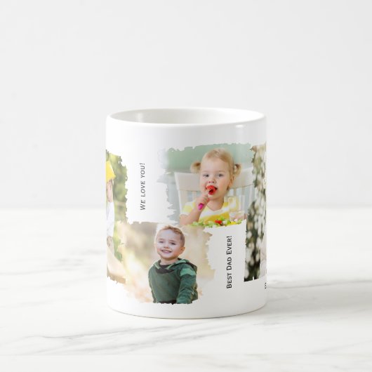 Vaderdag 4 Foto en aangepaste tekstafel Koffiemok (Center)