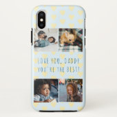 Vaderdag 4 foto laat collage liefhebben papa Case-Mate iPhone case (Achterkant)